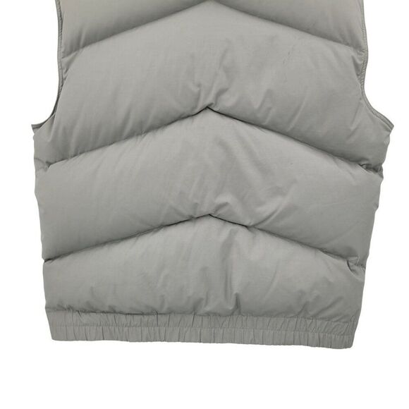 Vintage Puffer Vest L Gray Down Insulation Warm Outerwear Granola Gorpcore - Picture 10 of 12